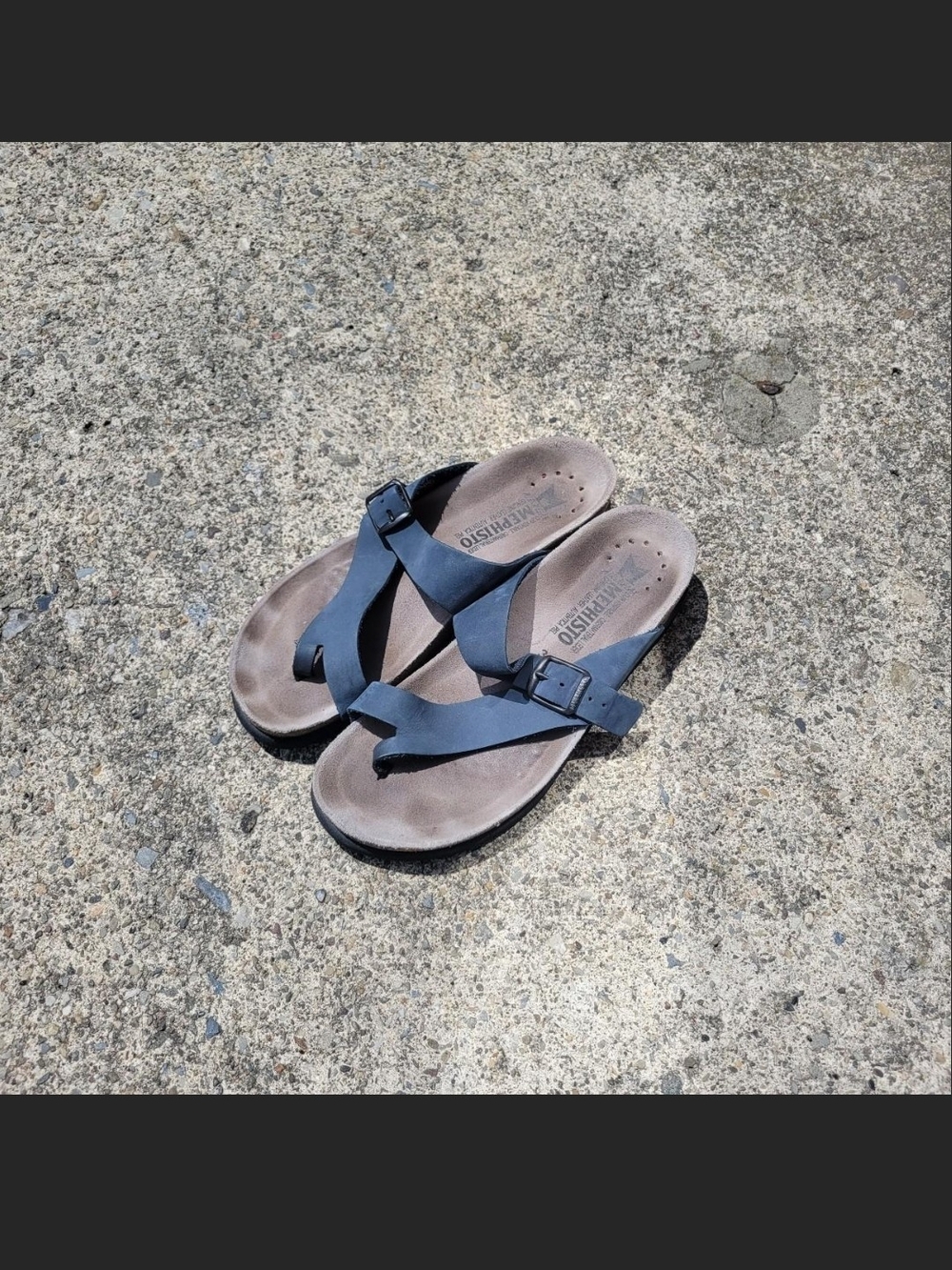 Mephisto Adjustable Platform Sandals